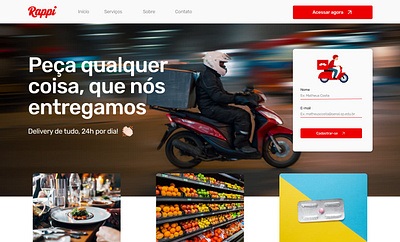 Landing Page Food Delivery